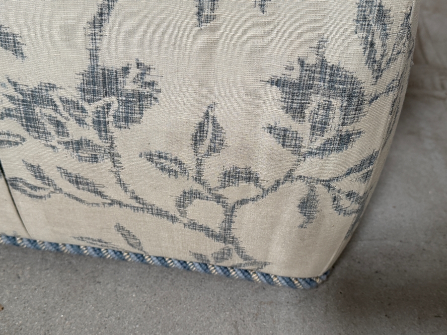 Upholstered Tufted Ottoman 48W X 32D X 21H [Photo 5]