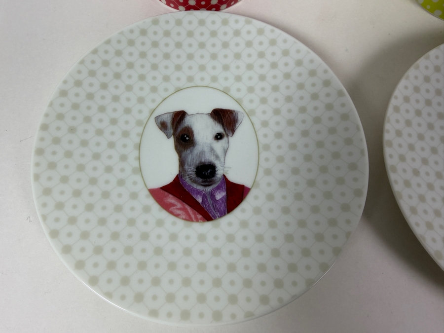 Medard de Noblat 'Une Vie de Chien' ('A Dog's Life') Porcelain Mug And Saucer Set Featuring Anthropomorphic Dog Designs With Original Boxes [Photo 2]