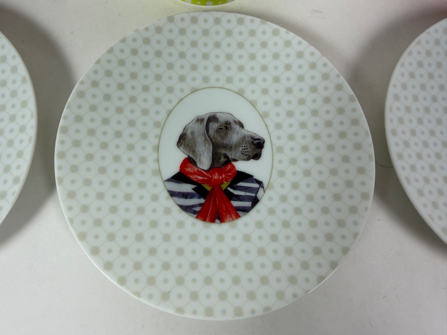 Medard de Noblat 'Une Vie de Chien' ('A Dog's Life') Porcelain Mug And Saucer Set Featuring Anthropomorphic Dog Designs With Original Boxes [Photo 5]