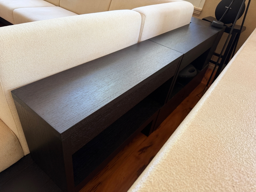 Just Added - Zatana Modernist Sectional Sofa With Cocktail Table, Ottoman And Bookshelves Designed By Dean Maltz 134' X 132' X 102' X 41'D Retails $11,900
 [Photo 9]