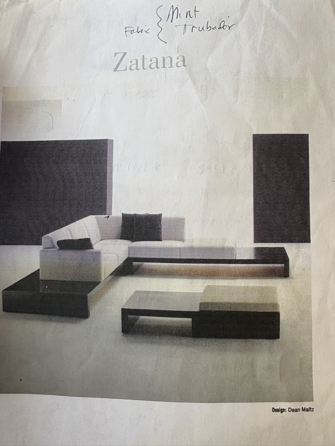 Just Added - Zatana Modernist Sectional Sofa With Cocktail Table, Ottoman And Bookshelves Designed By Dean Maltz 134' X 132' X 102' X 41'D Retails $11,900
 [Photo 15]