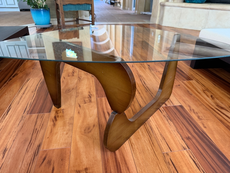 Just Added - Modernist Noguchi Style Cocktail Table 36W X 25D X 16H [Photo 2]