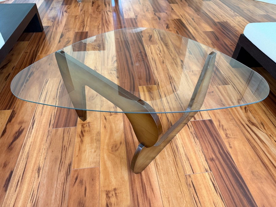 Just Added - Modernist Noguchi Style Cocktail Table 36W X 25D X 16H