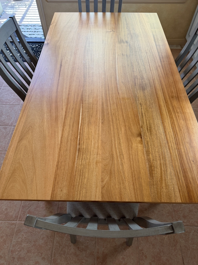 Just Added - Modern Wooden Dining Table 71' X 39.5' X 30'H And (4) Chairs By Coaster Fine Furniture [Photo 7]