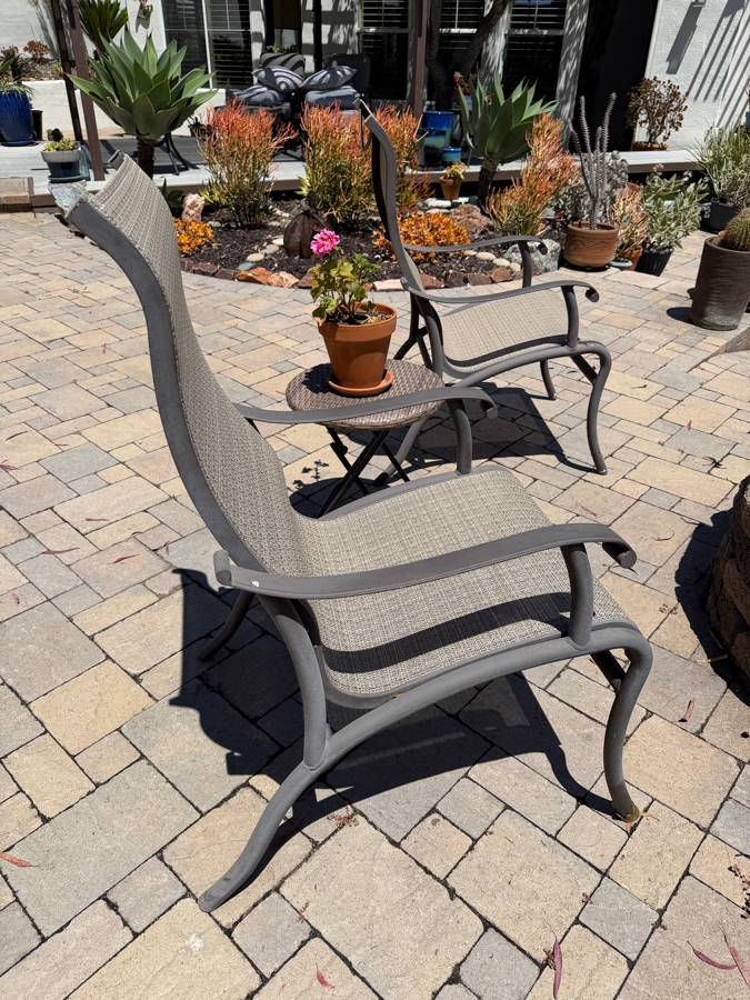 Just Added - (2) Adjustable Outdoor Sling Chairs [Photo 4]