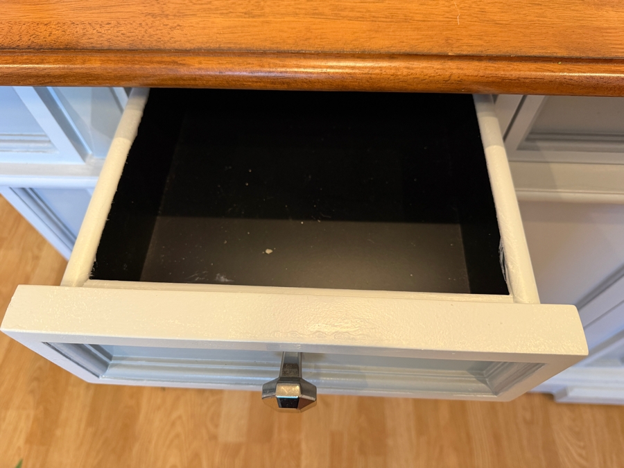 Just Added - Hand Painted Homestyles Americana Kitchen Island Cabinet 47.5W X 24.5D X 36.5H [Photo 2]