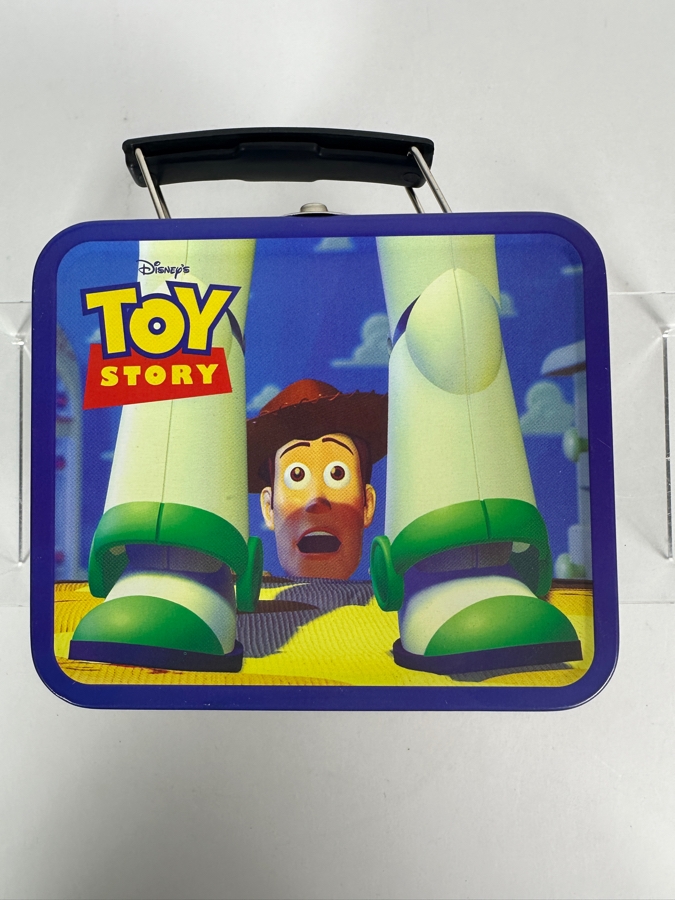 Disney Toy Story Limited Edition Fossil Collectors Watch LI-1441 With Miniature Lunchbox Tin And Woody, Buzz, And Scud Dial [Photo 4]