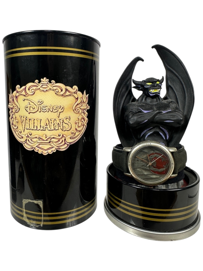 Disney Villains Chernobog Limited Edition Watch And Figurine Set With Original Collector Tin Packaging