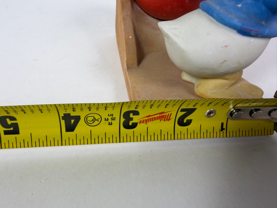 Just Added - Vintage Disney Gift-ware Donald Duck Cannon Figurine Tea Light Candle Holder 5W X 3D X 4.25H [Photo 8]