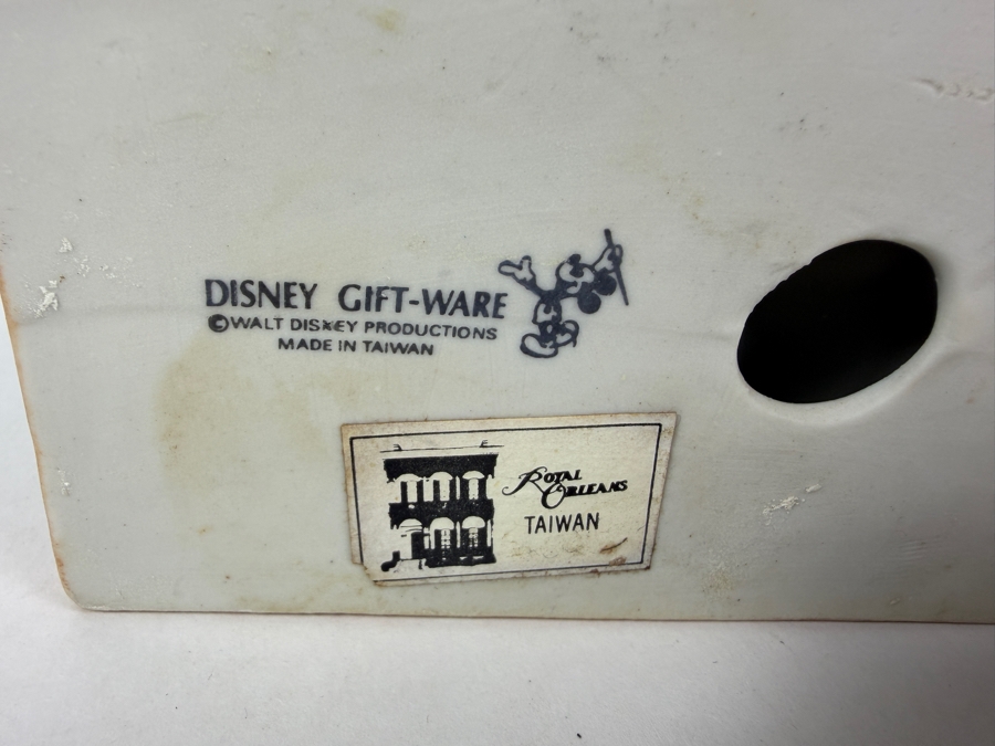 Just Added - Vintage Disney Gift-ware Donald Duck Cannon Figurine Tea Light Candle Holder 5W X 3D X 4.25H [Photo 6]