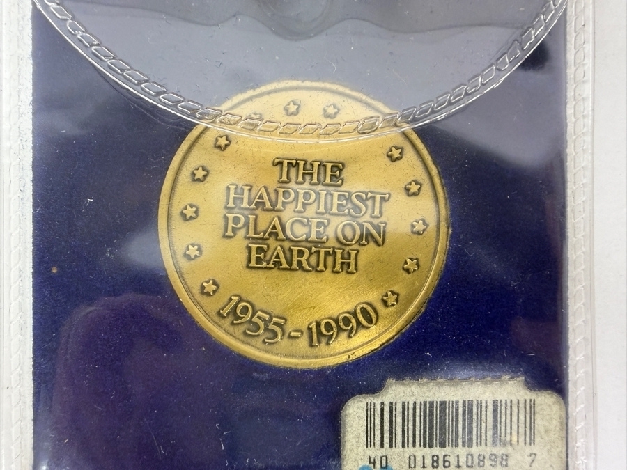Just Added - (1) Disneyland California 35 Years Of Magic 42mm Bronze Medallion, (2) Walt Disney World Bronze Souvenir Medallions, (1) 1982 EPCOT Center Medallion, (2) WDW Millennium Pins & (1) Grand Opening Medallion Of The Disneyland Resort In CA [Photo 10]