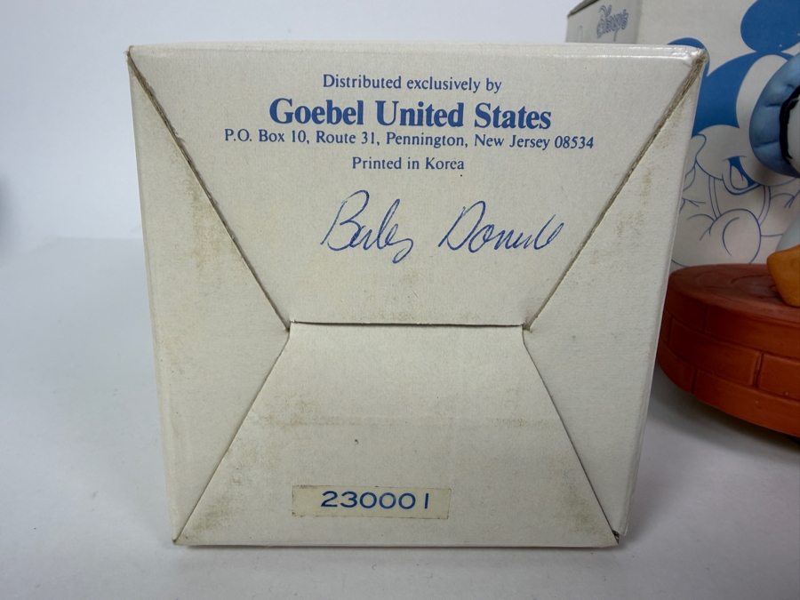 Just Added - (4) Goebel Disney's New Arrivals Musical Porcelain Figurines With Original Boxes 5'H [Photo 7]