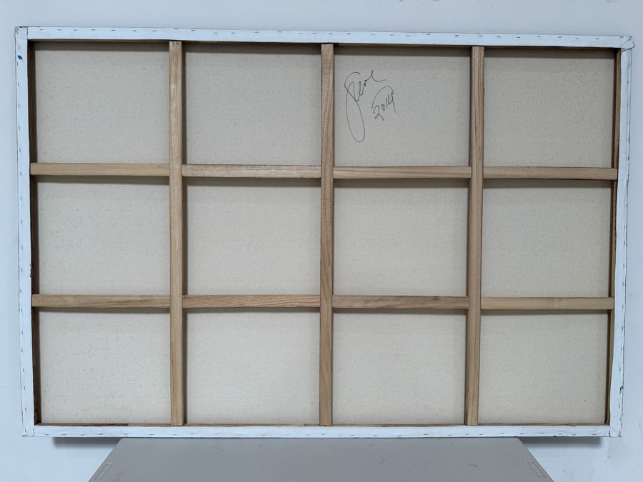 Gerrit Greve (1948-2024, Cardiff by the Sea, CA) Original Acrylic Painting On Canvas 2014 Signed Lower Right And Verso 72 X 48 Estimate $3,500 - $4,300 [Photo 8]