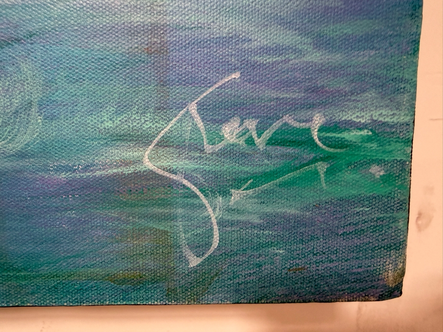 Gerrit Greve (1948-2024, Cardiff by the Sea, CA) Original Acrylic Painting On Canvas 2014 Signed Lower Right And Verso 72 X 48 Estimate $3,500 - $4,300 [Photo 6]