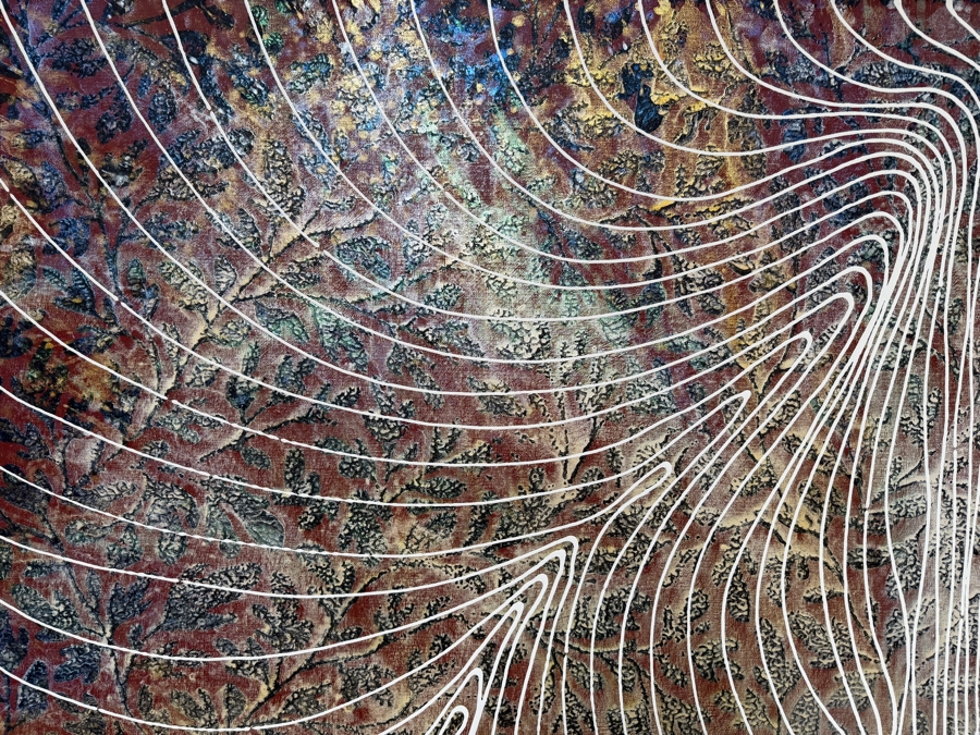 Gerrit Greve (1948-2024, Cardiff by the Sea, CA) Original Acrylic Painting On Canvas 2012 Signed Verso 72 X 48 Estimate $3,500 - $4,300 [Photo 3]