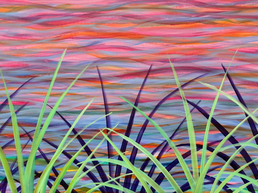 Gerrit Greve (1948-2024, Cardiff by the Sea, CA) Original Acrylic Painting On Canvas 2015 Signed Verso 60 X 40 Estimate $2,400 - $3,000 [Photo 3]