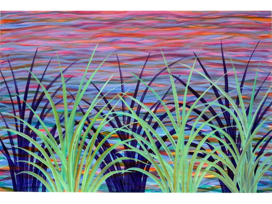 Gerrit Greve (1948-2024, Cardiff by the Sea, CA) Original Acrylic Painting On Canvas 2015 Signed Verso 60 X 40 Estimate $2,400 - $3,000
