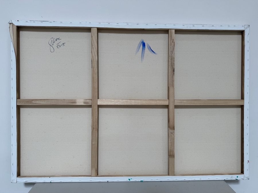 Gerrit Greve (1948-2024, Cardiff by the Sea, CA) Original Acrylic Painting On Canvas 2015 Signed Verso 60 X 40 Estimate $2,400 - $3,000 [Photo 5]