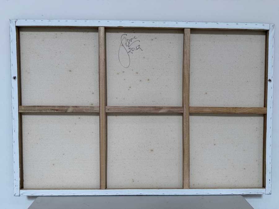 Gerrit Greve (1948-2024, Cardiff by the Sea, CA) Original Acrylic Painting On Canvas 2012 Signed Verso 60 X 40 Estimate $2,400 - $3,000 [Photo 5]