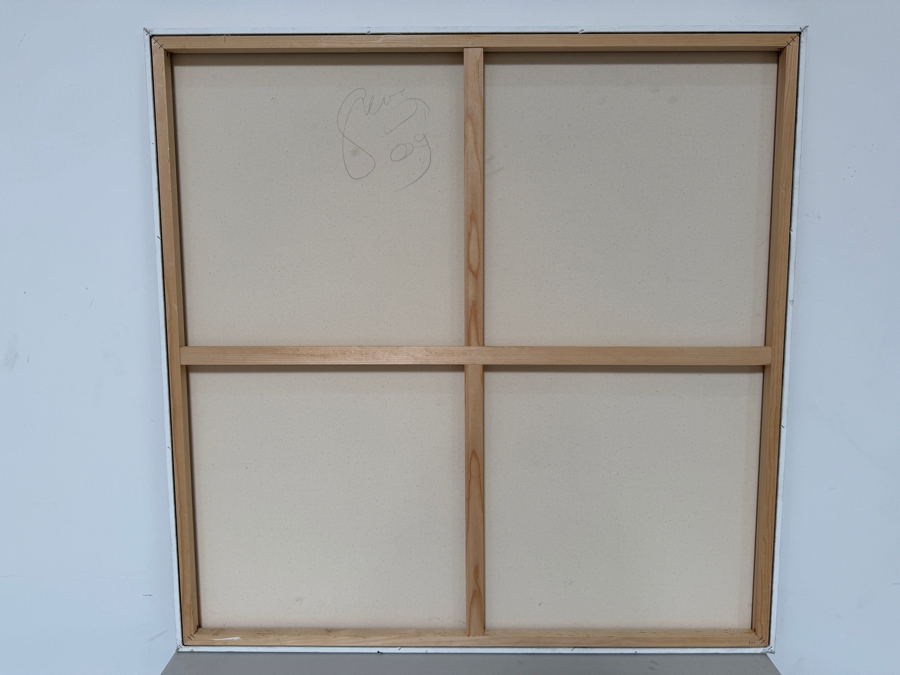 Gerrit Greve (1948-2024, Cardiff by the Sea, CA) Original Acrylic Painting On Canvas 2009 Signed Verso 48 X 48 Estimate $2,300 - $2,900 [Photo 6]