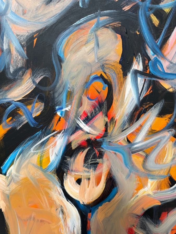 Gerrit Greve (1948-2024, Cardiff by the Sea, CA) Original Acrylic Painting On Canvas 2009 Signed Verso 48 X 48 Estimate $2,300 - $2,900 [Photo 3]