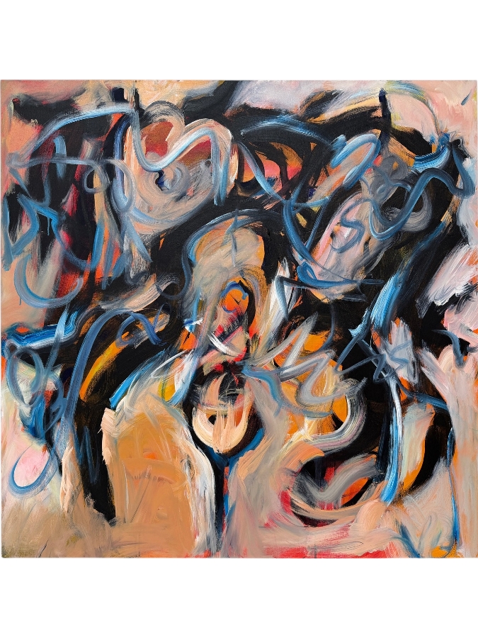 Gerrit Greve (1948-2024, Cardiff by the Sea, CA) Original Acrylic Painting On Canvas 2009 Signed Verso 48 X 48 Estimate $2,300 - $2,900