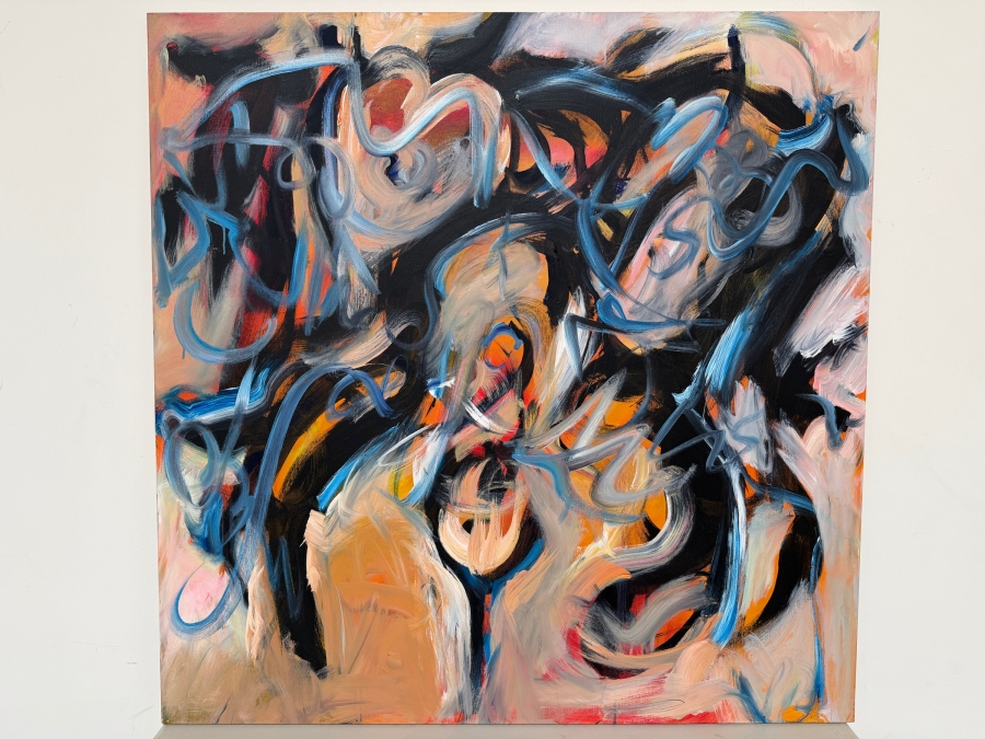 Gerrit Greve (1948-2024, Cardiff by the Sea, CA) Original Acrylic Painting On Canvas 2009 Signed Verso 48 X 48 Estimate $2,300 - $2,900 [Photo 2]