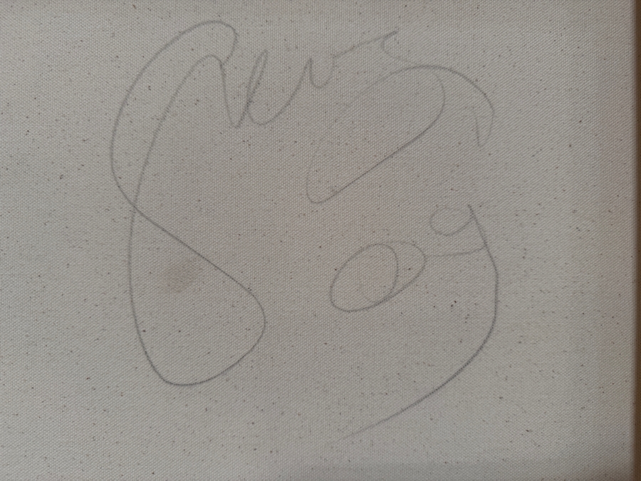 Gerrit Greve (1948-2024, Cardiff by the Sea, CA) Original Acrylic Painting On Canvas 2009 Signed Verso 48 X 48 Estimate $2,300 - $2,900 [Photo 7]
