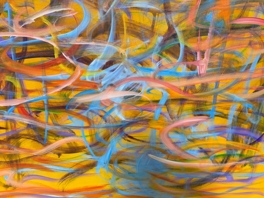 Gerrit Greve (1948-2024, Cardiff by the Sea, CA) Original Acrylic Painting On Canvas 2012 Signed Verso 48 X 48 Estimate $2,300 - $2,900 [Photo 4]