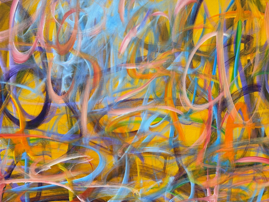 Gerrit Greve (1948-2024, Cardiff by the Sea, CA) Original Acrylic Painting On Canvas 2012 Signed Verso 48 X 48 Estimate $2,300 - $2,900 [Photo 3]