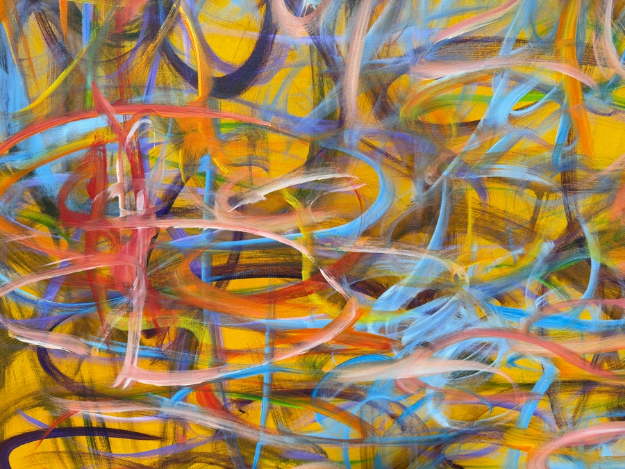 Gerrit Greve (1948-2024, Cardiff by the Sea, CA) Original Acrylic Painting On Canvas 2012 Signed Verso 48 X 48 Estimate $2,300 - $2,900 [Photo 2]