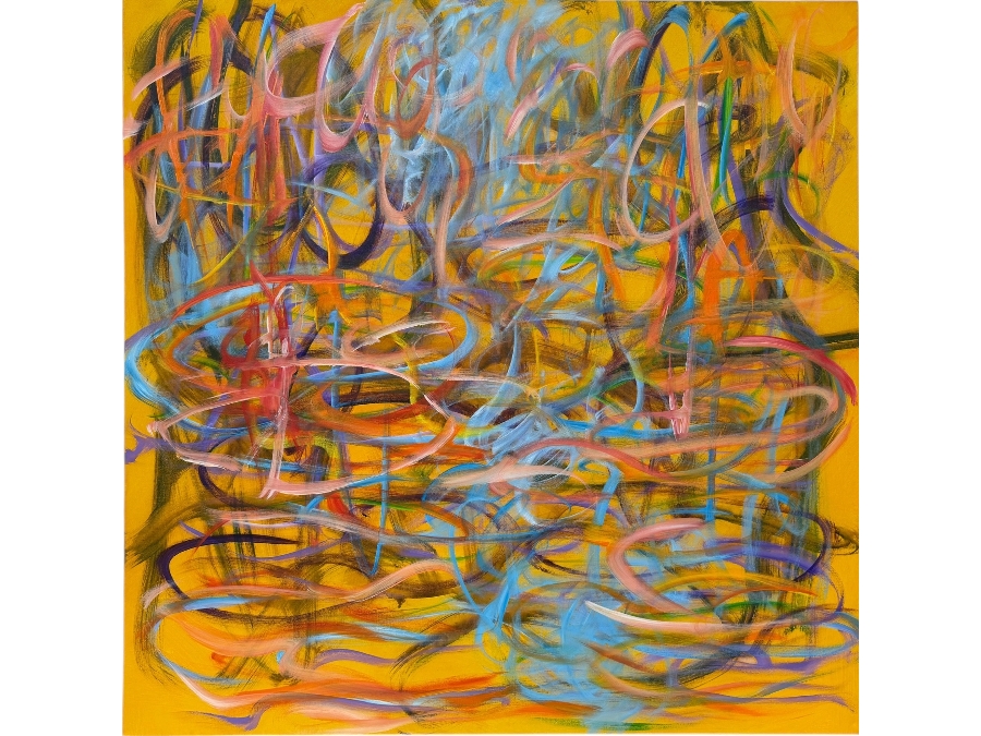 Gerrit Greve (1948-2024, Cardiff by the Sea, CA) Original Acrylic Painting On Canvas 2012 Signed Verso 48 X 48 Estimate $2,300 - $2,900