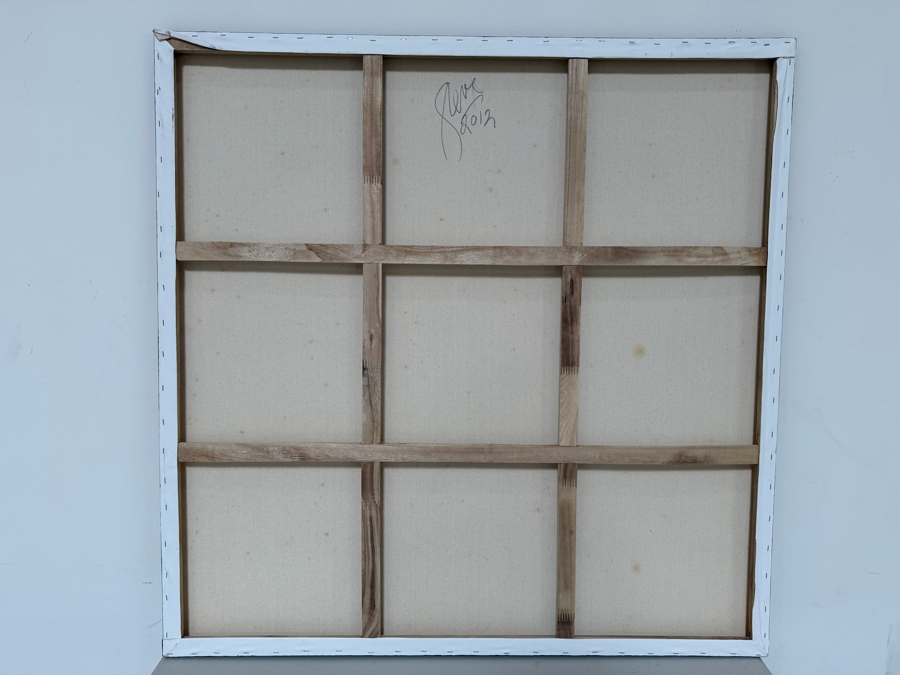 Gerrit Greve (1948-2024, Cardiff by the Sea, CA) Original Acrylic Painting On Canvas 2012 Signed Verso 48 X 48 Estimate $2,300 - $2,900 [Photo 6]