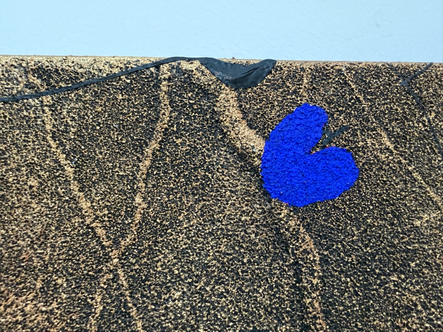 Gerrit Greve (1948-2024, Cardiff by the Sea, CA) Original Acrylic And Sand Painting On Canvas Titled 'Bronze & Blue Perfection' 2000 Signed Verso 48 X 48 Estimate $2,300 - $2,900 [Photo 3]