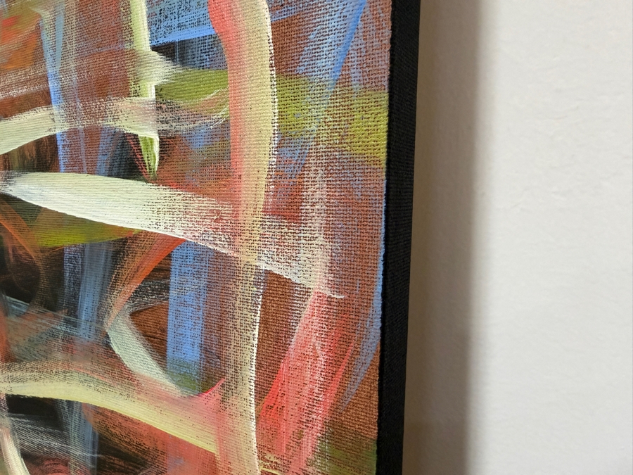 Gerrit Greve (1948-2024, Cardiff by the Sea, CA) Original Acrylic Painting On Canvas Titled 'No Title - 013' 2003 Signed Verso 48 X 48 Estimate $2,300 - $2,900 [Photo 4]
