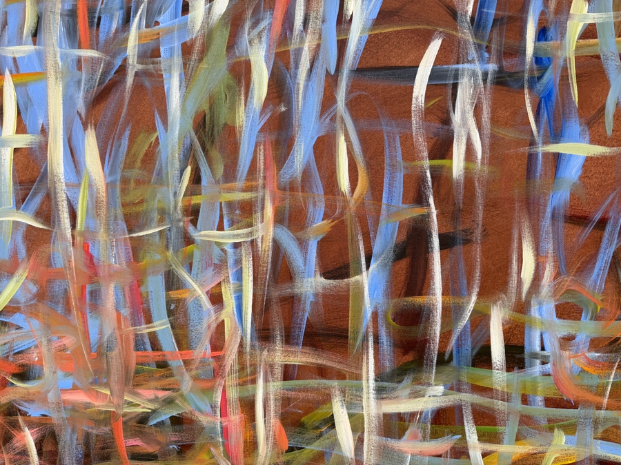 Gerrit Greve (1948-2024, Cardiff by the Sea, CA) Original Acrylic Painting On Canvas Titled 'No Title - 013' 2003 Signed Verso 48 X 48 Estimate $2,300 - $2,900 [Photo 3]