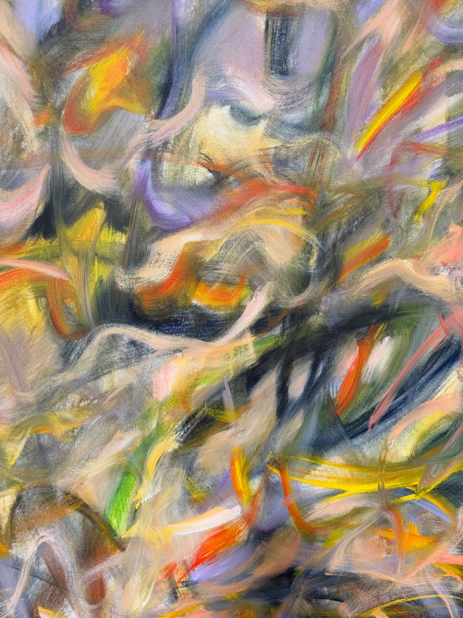 Gerrit Greve (1948-2024, Cardiff by the Sea, CA) Original Acrylic Painting On Canvas Titled 'Nude' 2022 Signed Verso 36 X 48 Estimate $1,700 - $2,200 [Photo 2]