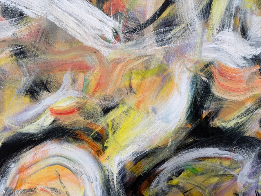 Gerrit Greve (1948-2024, Cardiff by the Sea, CA) Original Acrylic Painting On Canvas Titled 'Nude' 2022 Signed Lower Left And Verso 36 X 48 Estimate $1,700 - $2,200 [Photo 3]