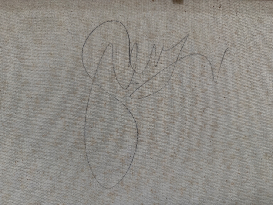 Gerrit Greve (1948-2024, Cardiff by the Sea, CA) Original Acrylic Painting On Canvas  Signed Verso 48 X 40 Estimate $1,900 - $2,400 [Photo 6]