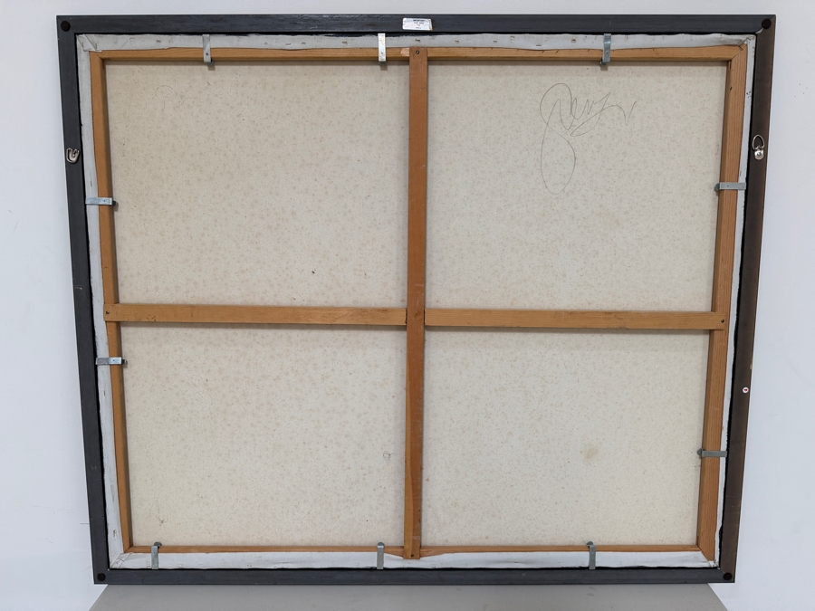 Gerrit Greve (1948-2024, Cardiff by the Sea, CA) Original Acrylic Painting On Canvas  Signed Verso 48 X 40 Estimate $1,900 - $2,400 [Photo 5]