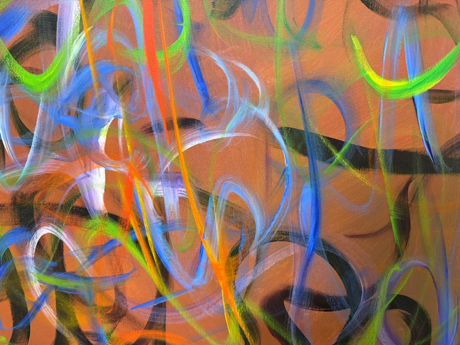 Gerrit Greve (1948-2024, Cardiff by the Sea, CA) Original Acrylic Painting On Canvas 2012 Signed Verso 60 X 40 Estimate $2,400 - $3,000 [Photo 4]