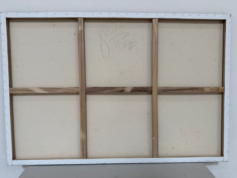 Gerrit Greve (1948-2024, Cardiff by the Sea, CA) Original Acrylic Painting On Canvas 2012 Signed Verso 60 X 40 Estimate $2,400 - $3,000 [Photo 6]