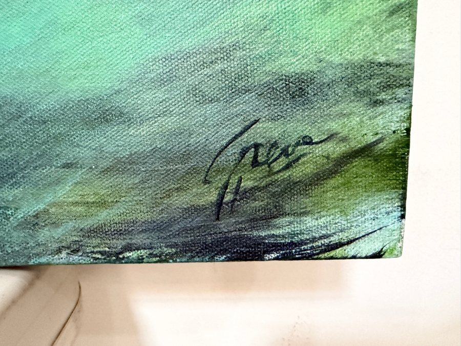 Gerrit Greve (1948-2024, Cardiff by the Sea, CA) Original Acrylic Painting On Canvas  Signed Lower Right 60 X 40 Estimate $2,400 - $3,000 [Photo 5]