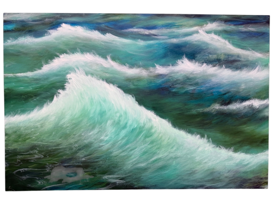 Gerrit Greve (1948-2024, Cardiff by the Sea, CA) Original Acrylic Painting On Canvas  Signed Lower Right 60 X 40 Estimate $2,400 - $3,000