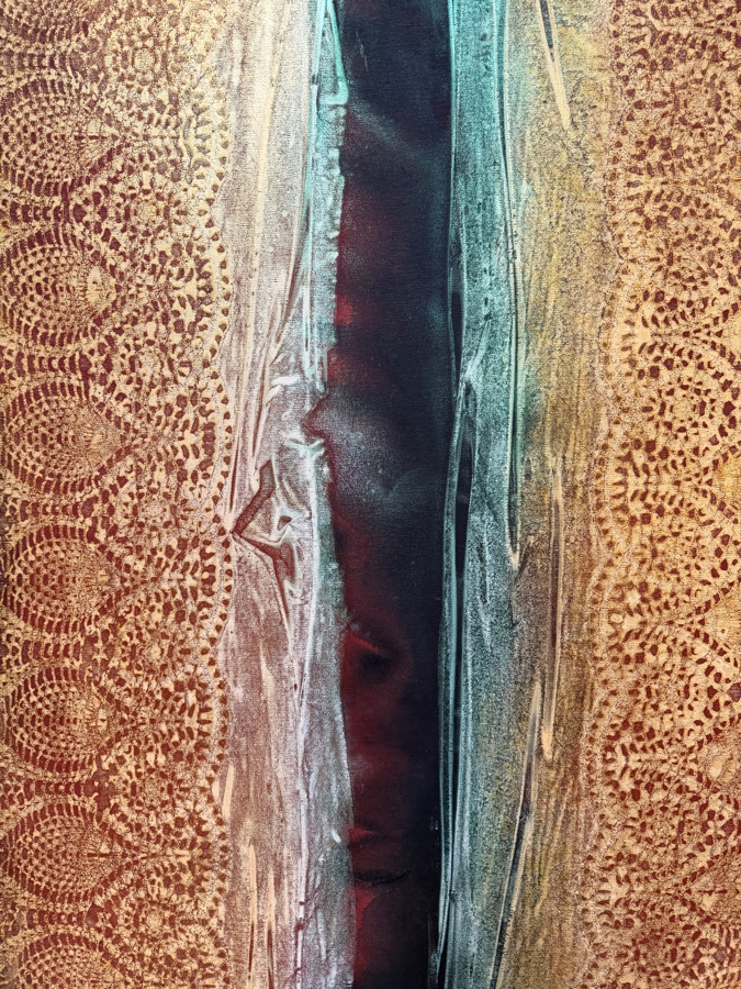 Gerrit Greve (1948-2024, Cardiff by the Sea, CA) Original Acrylic Painting On Canvas   36 X 60 Estimate $2,200 - $2,700 [Photo 2]