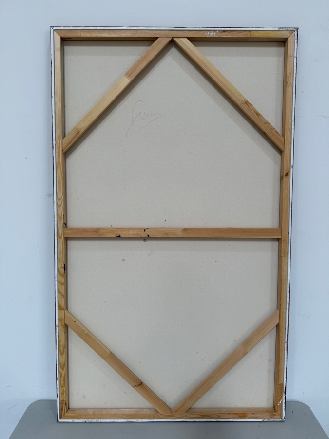 Gerrit Greve (1948-2024, Cardiff by the Sea, CA) Original Acrylic Painting On Canvas  Signed Verso 36 X 60 Estimate $2,200 - $2,700 [Photo 5]