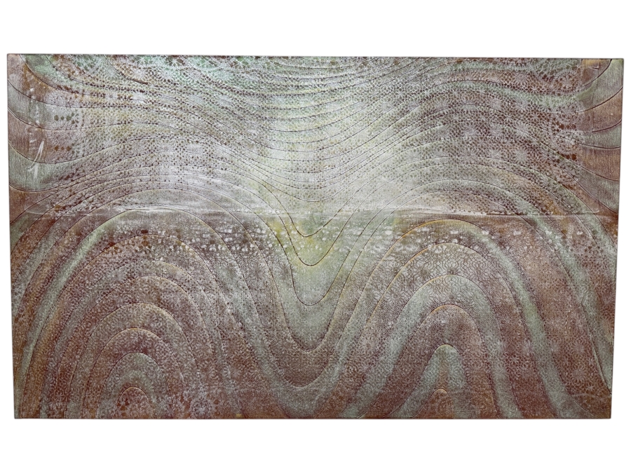 Gerrit Greve (1948-2024, Cardiff by the Sea, CA) Original Acrylic Painting On Canvas  Signed Verso 60 X 36 Estimate $2,200 - $2,700
