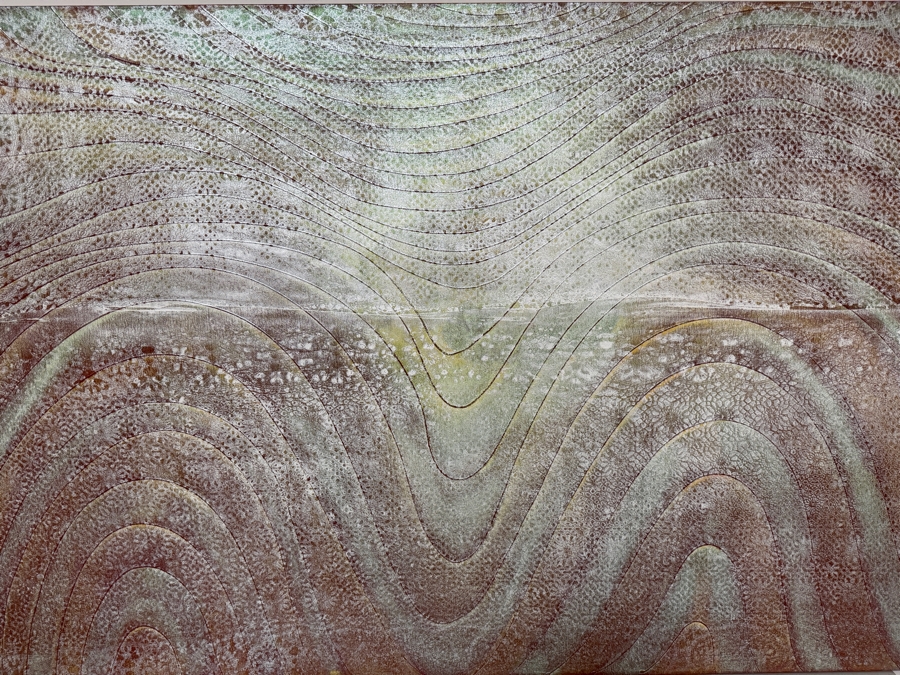 Gerrit Greve (1948-2024, Cardiff by the Sea, CA) Original Acrylic Painting On Canvas  Signed Verso 60 X 36 Estimate $2,200 - $2,700 [Photo 2]