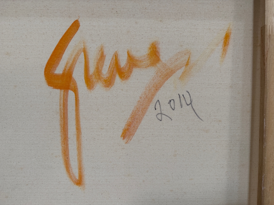 Gerrit Greve (1948-2024, Cardiff by the Sea, CA) Original Acrylic Painting On Canvas 2014 Signed Verso 60 X 40 Estimate $2,400 - $3,000 [Photo 7]