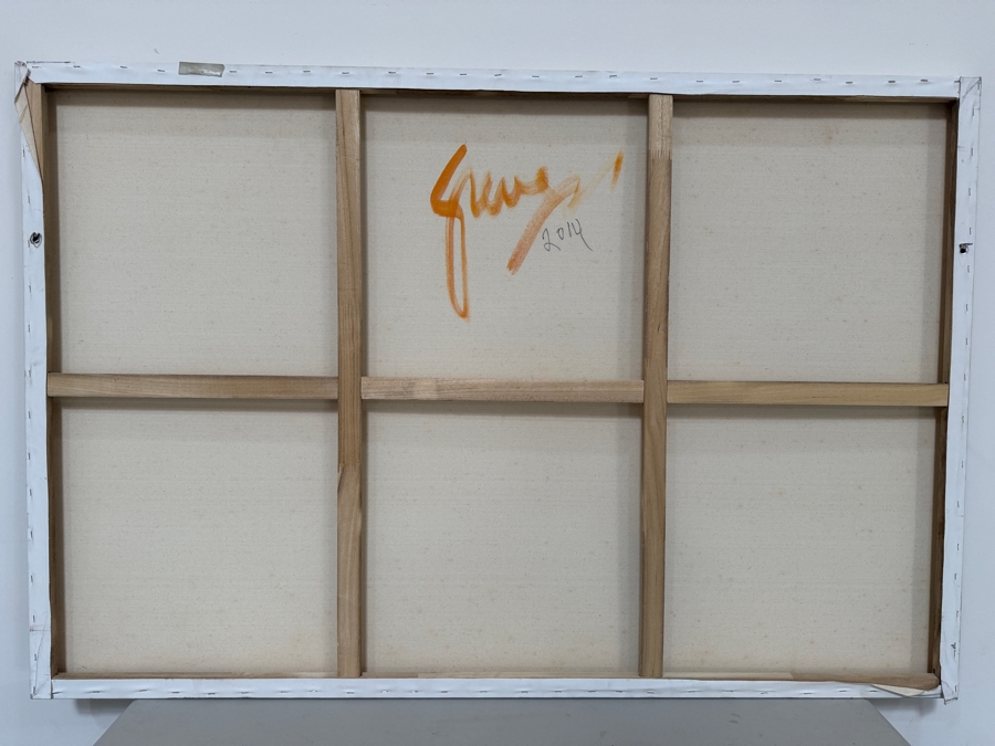 Gerrit Greve (1948-2024, Cardiff by the Sea, CA) Original Acrylic Painting On Canvas 2014 Signed Verso 60 X 40 Estimate $2,400 - $3,000 [Photo 6]